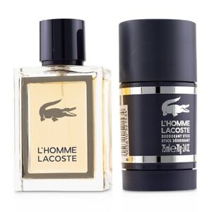 Lacoste L'Homme Coffret: EDT Spray 50ml/1.6oz + Deodorant Stick 75ml/2.4oz 2pcs