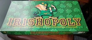 Late for the Sky Notre Dame - Irishopoly Board Game Complete Football College - Picture 1 of 8