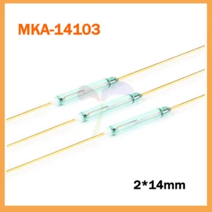 Reedkontakt 14 mm x 2 mm Miniatur Reedschalter Schließer 500mA/10W (MKA-14103) - Bild 1 von 8