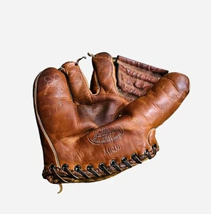 JC Higgins 1649 Baseball Glove Jerry Coleman Sears Roebuck Yankees Vintage 50s - Picture 1 of 11