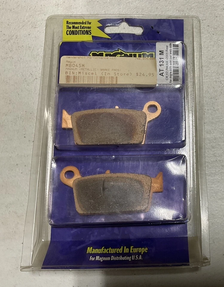 MB045M, Magnum Full Metallic Brake Pads - Изображение 1 из 1