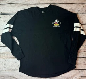 Disney Parks Shirt Womens Small Black Mickey Spirit Jersey Long Sleeve Logo - Picture 1 of 8