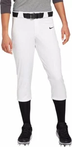 Nike Vapor Select Softball Pant 3/4 Length White Women’s XL 821988-100 NWT - Picture 1 of 17