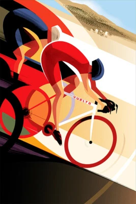 Bicicleta Paisaje Raro Lo último Nuevo Arte de Pared Decoración del Hogar - PÓSTER 20x30 Foto 1 de 4