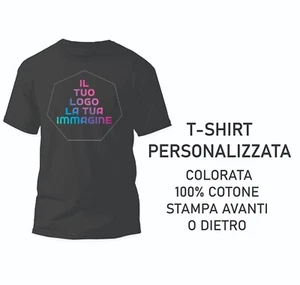 T Shirt Personalizzata Maglietta Personalizzabile Stampa ad altissima resistenza - Foto 1 di 3