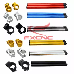 For Yamaha Y1 R6 For Kawasaki ZX10R 2004-2014 CNC 38mm Regular Clip On Handlebar - Picture 1 of 14