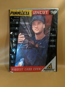 Vintage Biggest Card Ever Pinnacle Derek Jeter Uncut 98 Baseball Card Brand New - Picture 1 of 3