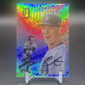 2023 Topps Chrome Platinum Topps rifrattore Kerry Carpenter RC/499 Tigers š„š„š„ - Foto 1 di 4