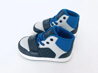 Zapatilla deportiva Creative Recreation de caña alta para niños pequeños talla 7T azul encaje Cesario  Foto 1 de 4