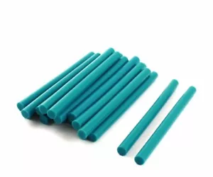 12 Turquoise Blue Mini Glue Sticks 4" Length 5/16 (.25) - Picture 1 of 1