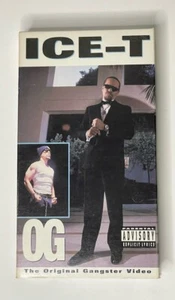 1991 Ice-T OG The Original Gangster Video VHS Warner Reprise Hip Hop Rap Rare - Picture 1 of 13