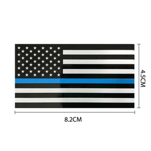 Automobile Motorcycle Exterior USA National Flag Aluminum Alloy Car StickersP Nu - Picture 1 of 6