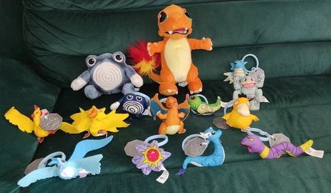 BURGER KING PLUSH Keyring POKEMON World 2000 Nintendo Kanto TOYS +Others -CHOOSE Cover