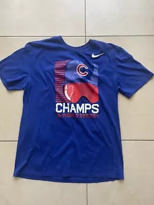 Chicago Cubs world series 2016 Champs Nike tee XL T Shirt - Picture 1 of 3