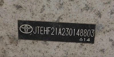 Barra de impacto de parachoques trasero Toyota Highlander 2001-03 refuerzo OEM 5217148080 Foto 1 de 2