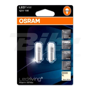OSRAM CONFEZIONE DA 2 LAMPADINE LED T4W 12V 1W 6000K COOL T-4 - Imagen 1 de 1