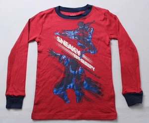 Carter's Boy's Snug Fit Long Sleeve Ninja Pajama Top EJ3 Red Size 7 NWT - Picture 1 of 3