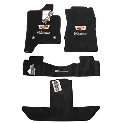Alfombrillas Cadillac Escalade ESV 2015-2020 4 piezas sillas Captain segunda fila Premium 32 Foto 1 de 4