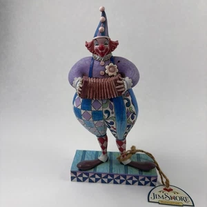 Jim Shore Squeezebox Clown Figur mit Etikett 4007673 - Bild 1 von 7