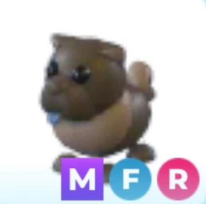 Adopt Me - MFR Chocolate Chow-Chow (FLY Ride) SAME DAY DELIVERY!! - Photo 1/1