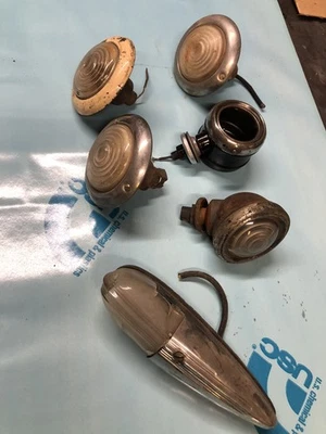 Box of six early Ford lights 1930's 1940's Coupe Sedan - Image 1 of 4