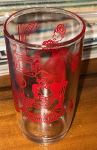 Vintage, 50er Jahre - Hasel-Atlas "Big Top Peanut Butter" 5oz Saftglas. - Bild 1 von 7