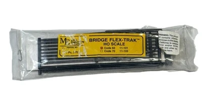 Micro- Engineering #11-101 BRIDGE FLEX-TRAK HO CODE 83 ** PLATFORM ONLY ** - Image 1 of 3