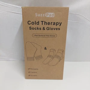 SUZZIPAD Kältetherapie Fuß Eisbeutel Socken & Handschuhe Chemotherapie Neuropathie - Bild 1 von 13