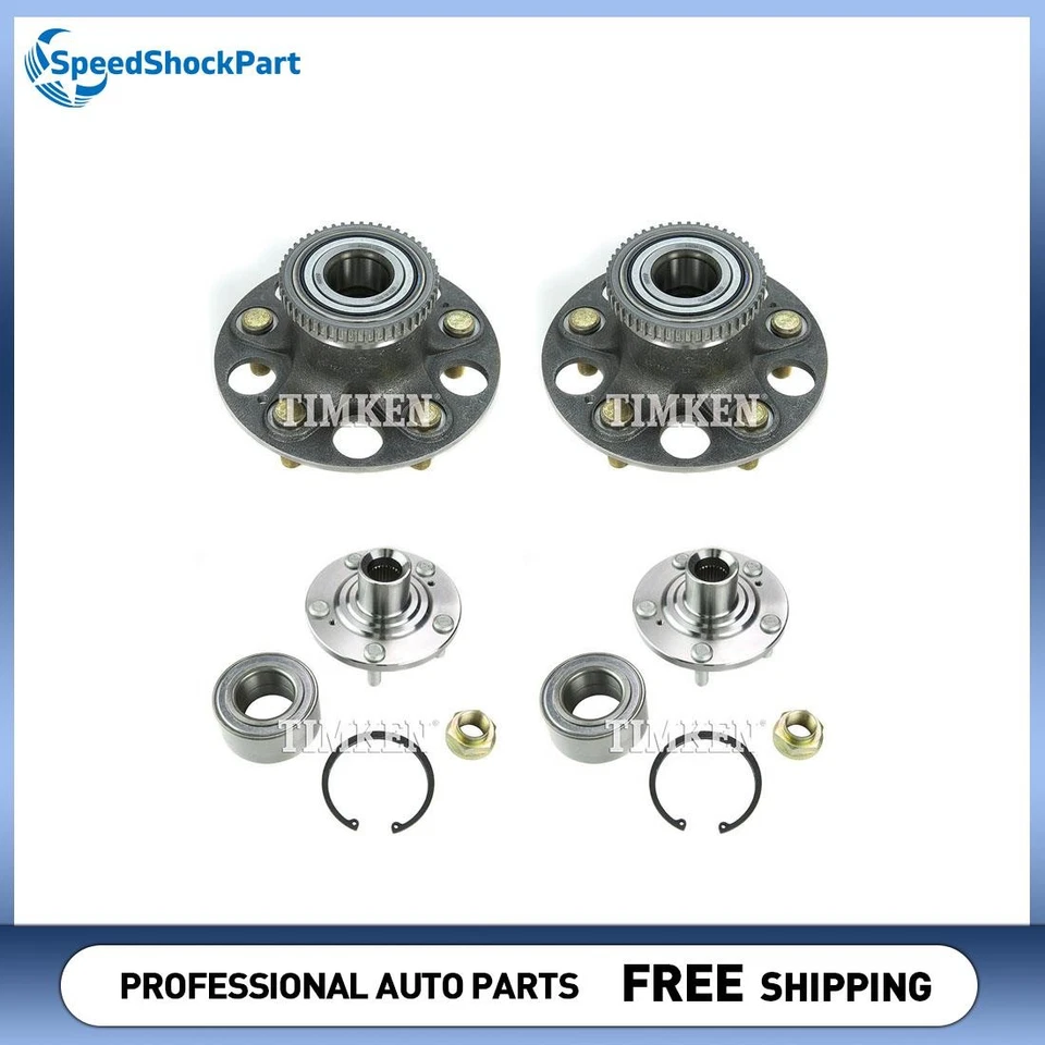 Conjunto de cojinete y buje de rueda delantera trasera Timken para Acura CL 2001-2003 Foto 1 de 4