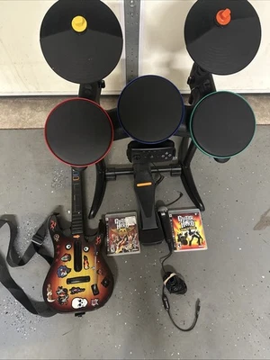 Genuine Activision Band Hero Wireless Drum Set For Playstation 3  Bundle - Image 1 of 4