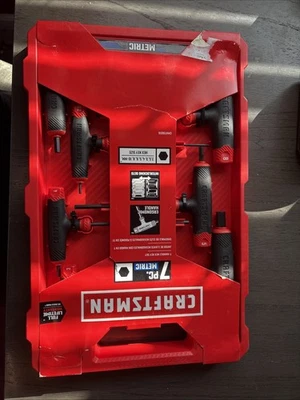 Craftsman 7 piece T-Handle Hex Key Set - Image 1 of 4