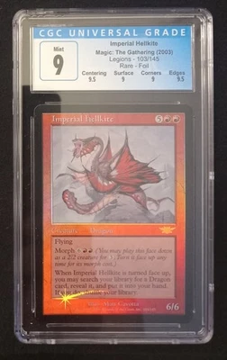 Mtg Imperial Hellkite (CGC) 9 Legions Rare Foil [2003] - Image 1 of 2