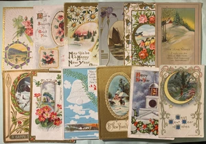 220+ POSTCARDS GREETINGS US USA - STAMPS POSTMARKS POSTAL HISTORY - Picture 1 of 17