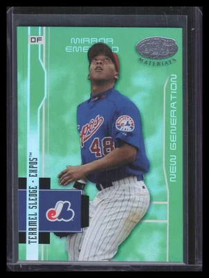 2003 Leaf Certified Materials Mirror Emerald 247 Terrmel Sledge NG Rookie 4/5 - Image 1 of 2