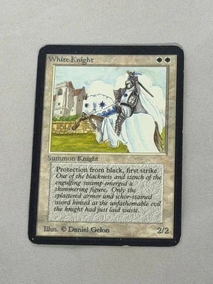 MTG White Knight Alpha Magic the Gathering - Image 1 of 2