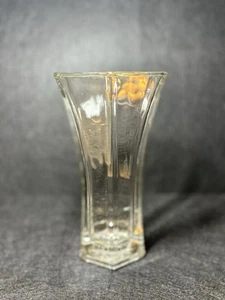 Vintage Hoosier Klarglas Vase, 6-seitig Sechseck 4040 - Bild 1 von 12