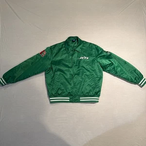 Kith for the NFL Jets Satin Bomber Jacket | Large |  - Picture 1 of 13