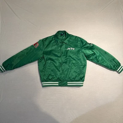 Kith for the NFL Jets Satin Bomber Jacket | Large |  - Image 1 of 4