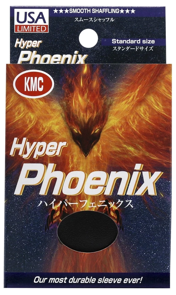 KMC Hyper Phoenix 100 ct. Mangas Tamaño Estándar - Negro [10 paquetes] Foto 1 de 1