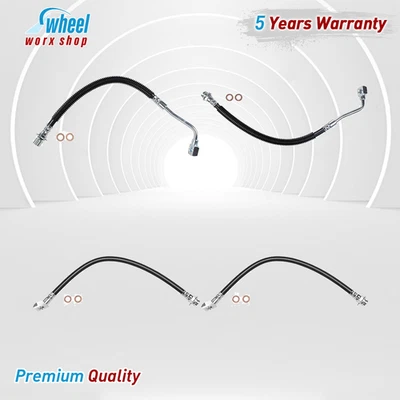 4X Manguera de línea de freno delantero trasero Sunsong para Saturn SC 1991 1992 Foto 1 de 4