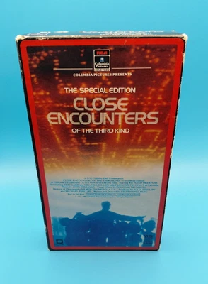 Close Encounters of the Third Kind VHS 1985 RCA Side Flap Loader Special Edition - Image 1 of 4