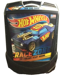 Hot Wheels Race Zone 100 Car Case W/Retractable Handle - Picture 1 of 3