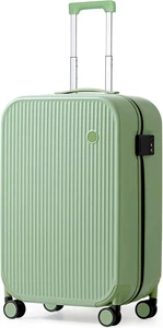 Mixi Hartschalen PC Koffer 20 Zoll Handgepäck Spinner Rollen TSA mit Abdeckung - Bild 1 von 16
