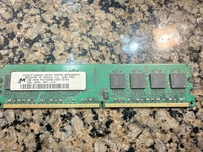 Micron MT16HTF12864AY-667D4 1GB MÓDULO RAM DDR2 SDRAM 1GB 240UDIMM Foto 1 de 2