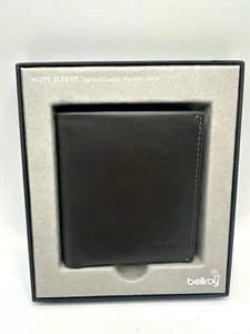 Bellroy Charcoal Note Sleeve Wallet Slim Leather Wallet RFID Edition - Picture 1 of 8