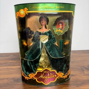 Muñeca Disney Mattel 1999 Holiday Princess Jasmine nueva en caja Aladdin - Imagen 1 de 7