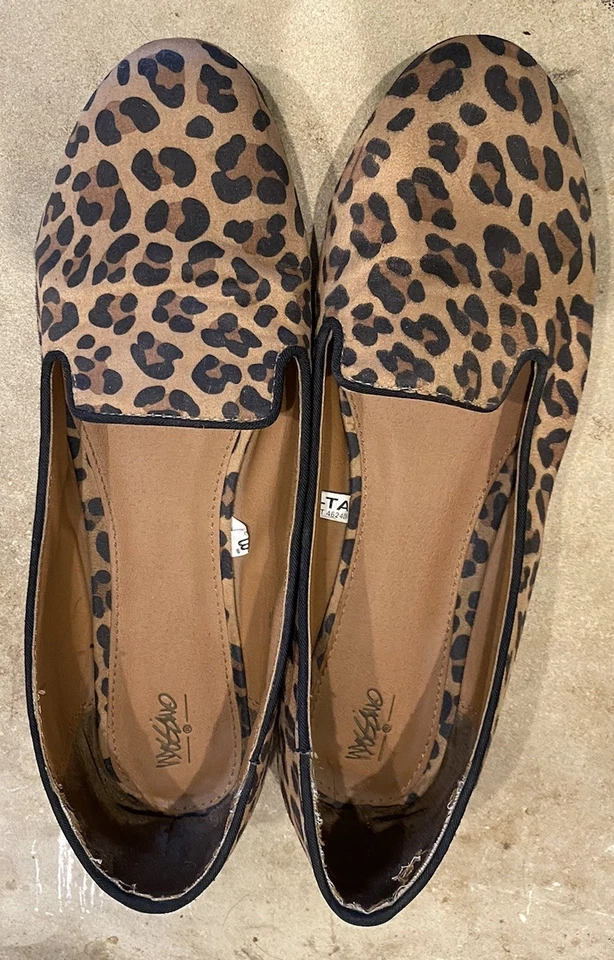Mossimo Women’s Size 10M Slip On Multicolor Animal Print Loafers W/hidden Heels - Image 1 of 4