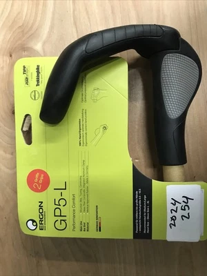 Ergon GP5 Grips - Black/Gray, Lock-On, Large - Image 1 of 4