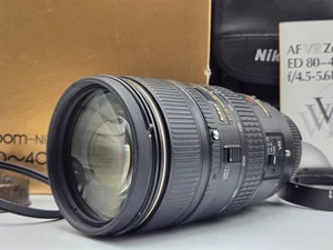 [MINT] Nikon ED AF VR-NIKKOR 80-400mm F4.5-5.6 D VR Telephoto Lens From Japan - Picture 1 of 15