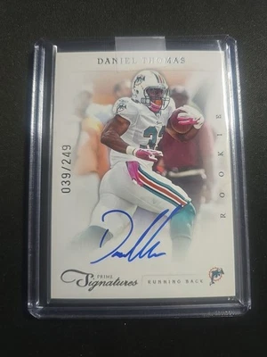 2011 Panini Prime Signatures Daniel Thomas On Card Auto /249 Card #236 - Image 1 of 2